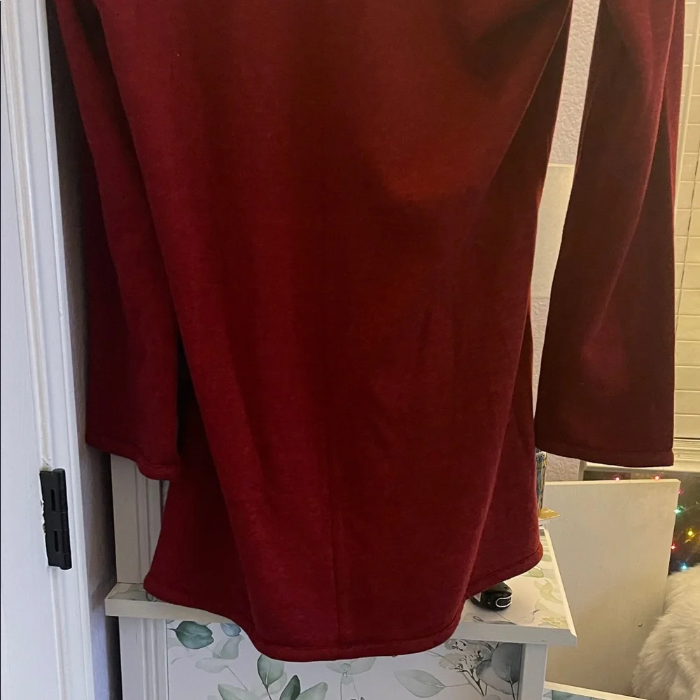 NWT Parsley & Sage Red and Black Tunic